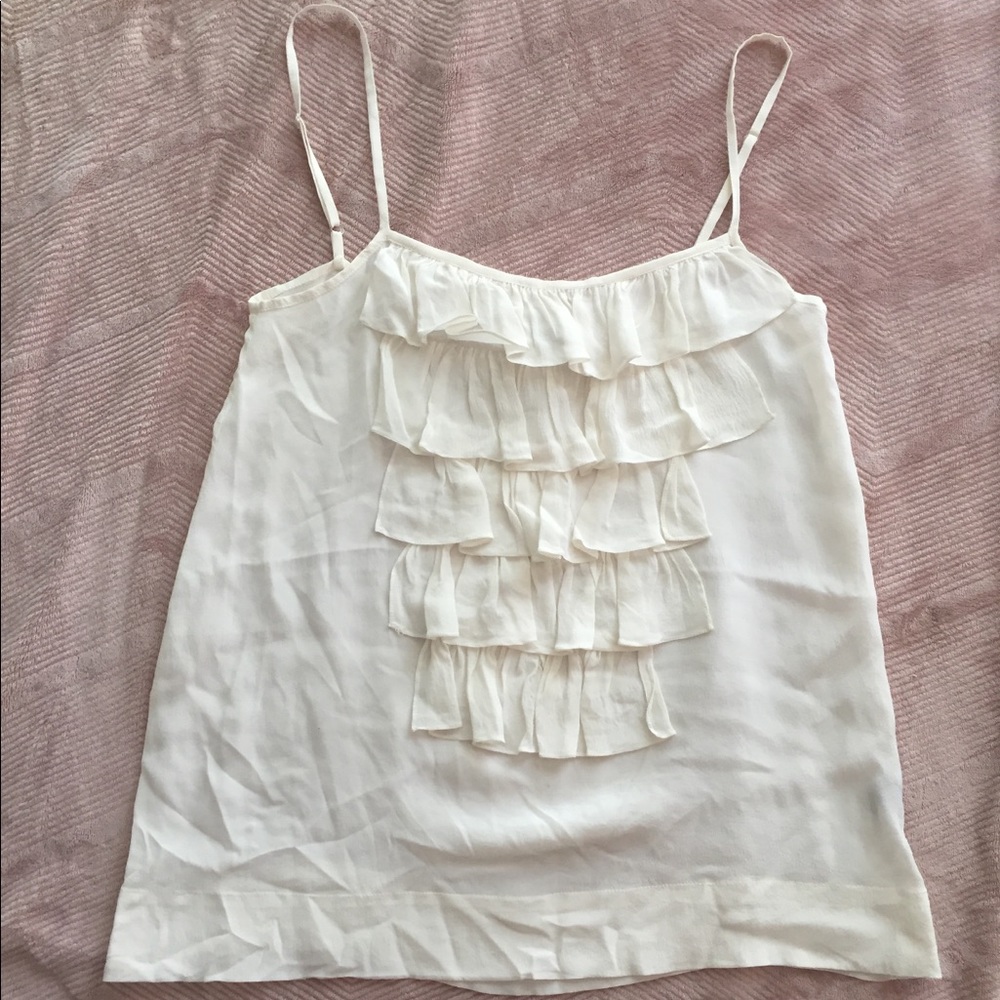 525 America Ruffle tank top